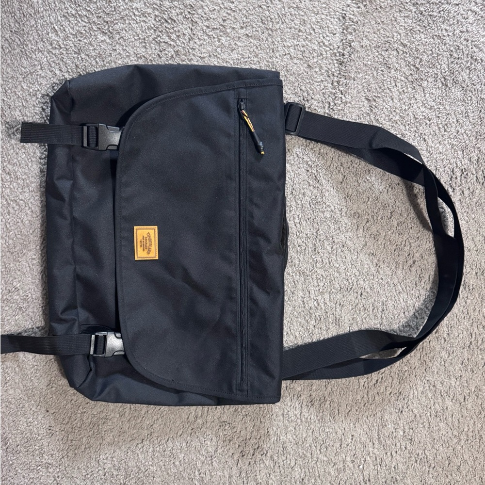 Timberland Black Laptop Messenger Bag